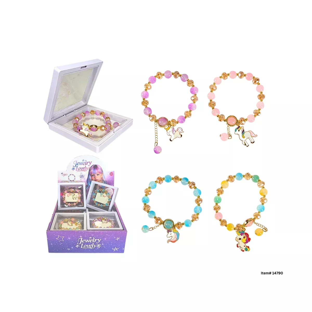 Unicorn Bead Bracelet