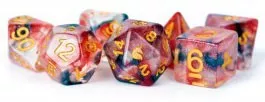 Unicorn Dice Phoenix Ash Polyhedral 7-Die Dice Set