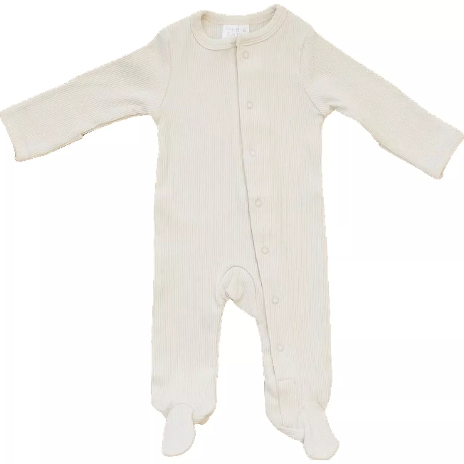 Vanilla Organic Cotton Ribbed Snap