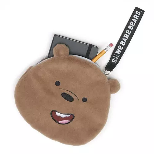 We Bare Bears Grizz 7-Inch Plush Zippered Pouch