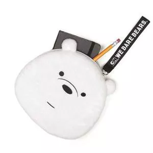 We Bare Bears Ice Bear 7-Inch Plush Zippered Pouch