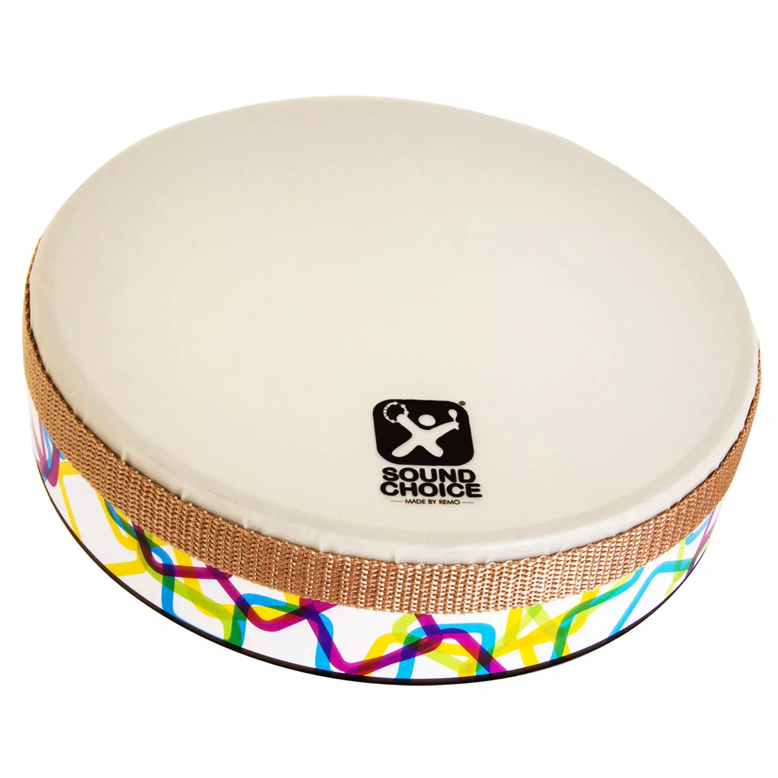Westco Educational 2-Pack Multicolor Remo Hand Drums