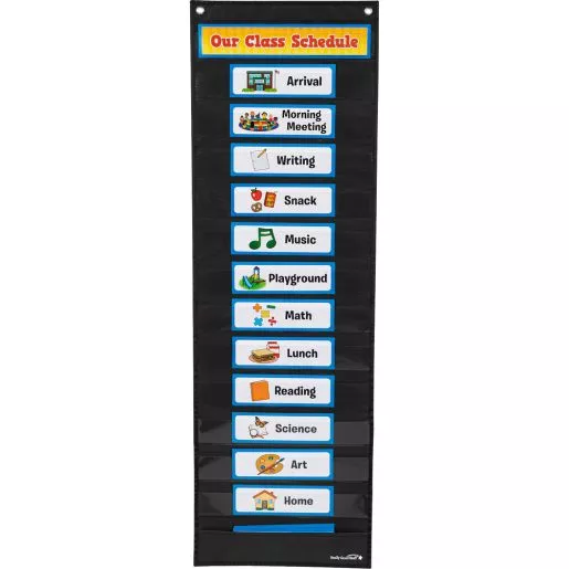 Whole-Class Visual Schedule Pocket Chart? & Cards