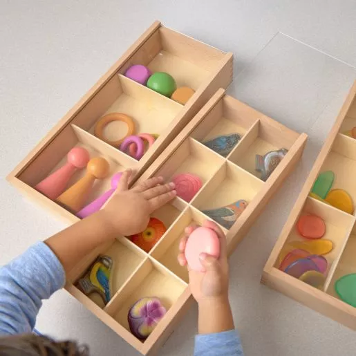 Wooden Discovery Boxes - Set of 3