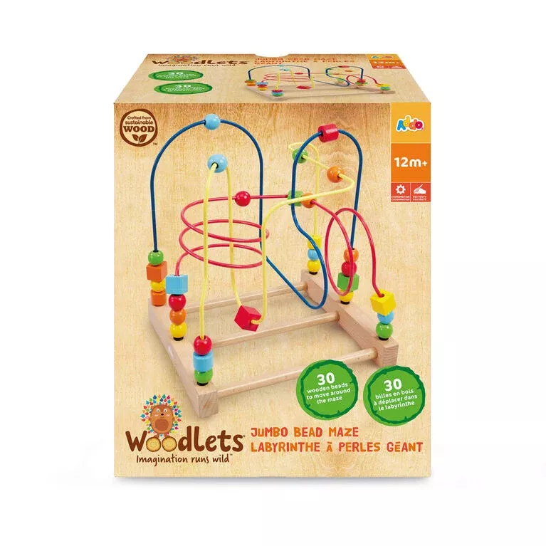 Wooden Jumbo Bead Maze