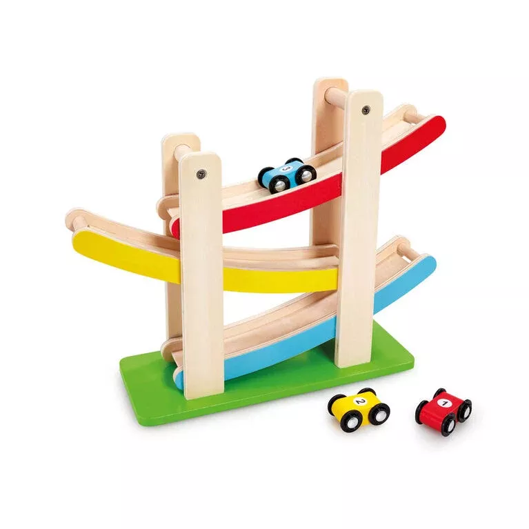 Wooden Zig Zag Race Track