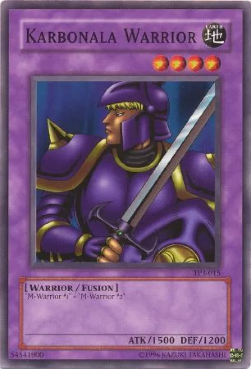 YuGiOh Tournament Pack 3 Common Karbonala Warrior TP3-015