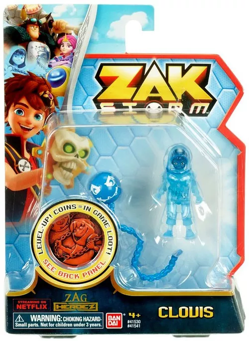 Zag Heroez Zak Storm Clovis Action Figure